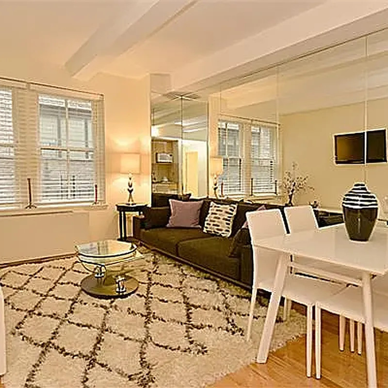 RENOVATED FURNISHED ONE BR FULL SERVICE BLDG