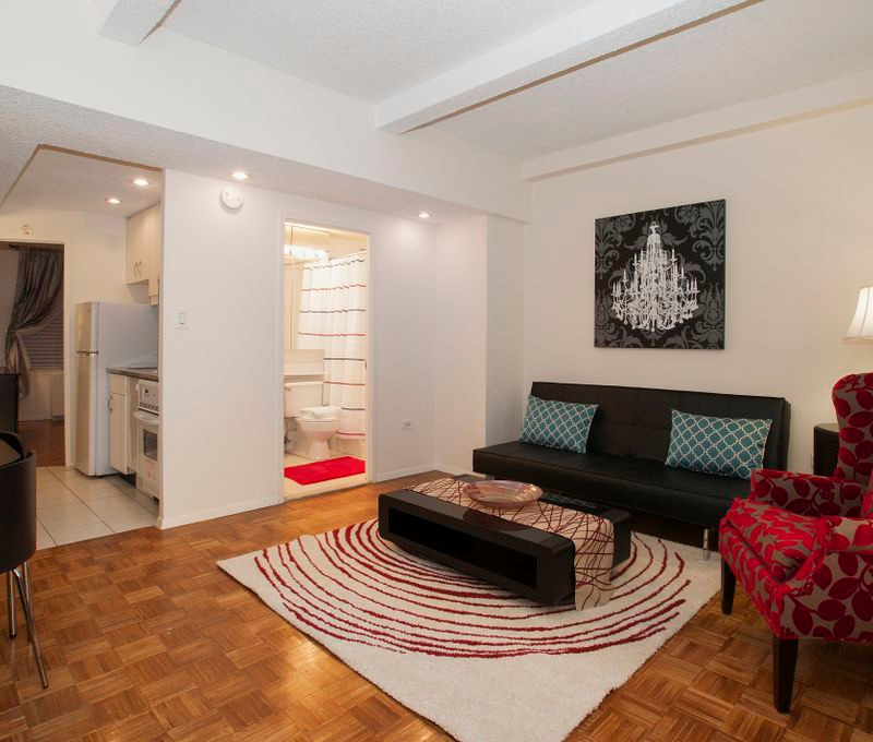 HUGE FURNISHED ONE BR IN A FULL TIMESERVICE BUILDING  — photo 3